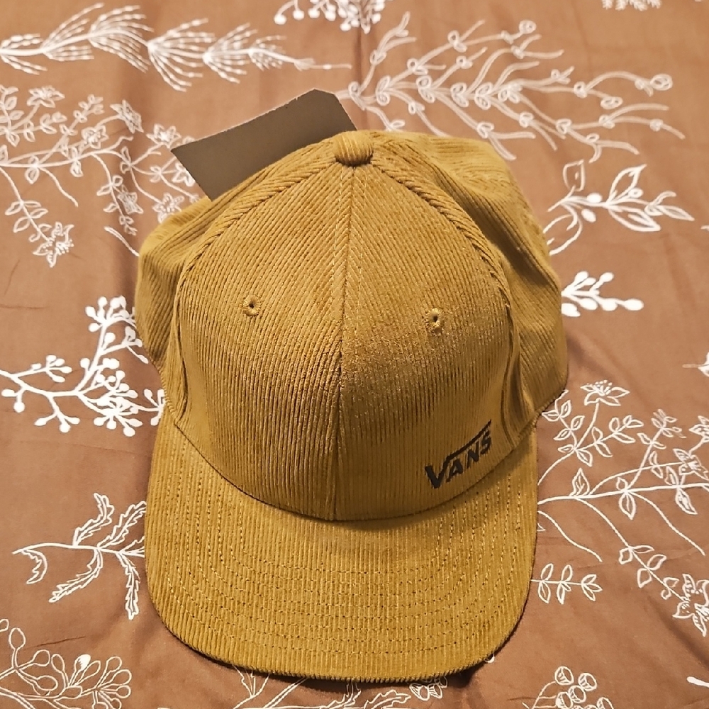 New Vans Corduroy Cap in Mustard